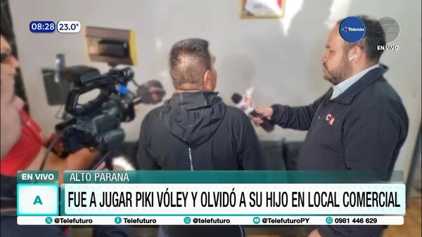 Olvidó a su hijo de 10 años en Shopping de Ciudad del Este
