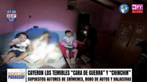 “Cara de guerra” y “Chin Chin” capturados: Con antecedentes y capturas pendientes
