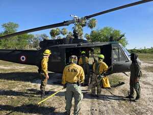No llueve en zona de los incendios en el Chaco y la situación tiende a empeorar - Noticias del Chaco - ABC Color