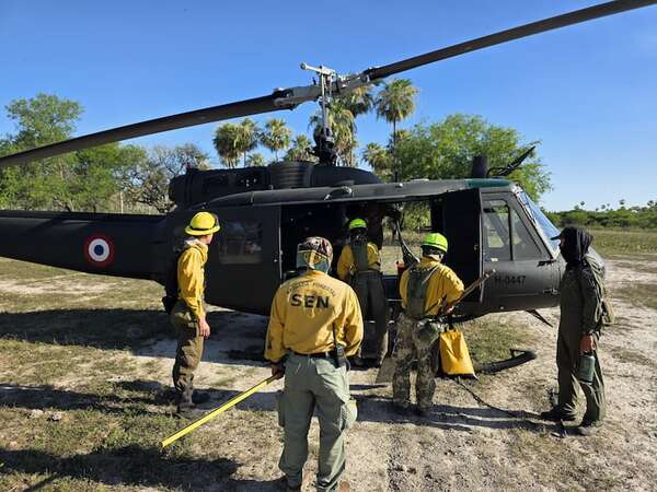 No llueve en zona de los incendios en el Chaco y la situación tiende a empeorar - Noticias del Chaco - ABC Color