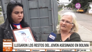 Llegaron los restos de joven asesinado en Bolivia
