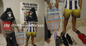 ATRAPARON A DOS SOSPECHOSOS CON OBJETOS HURTADOS EN CAMBYRETÁ