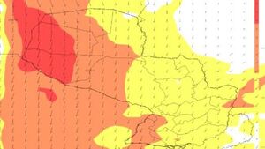 Meteorología advierte sobre fuertes ráfagas de viento de hasta 100 km/h