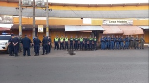 Policía refuerza Pedro Juan Caballero tras ola de sicariatos
