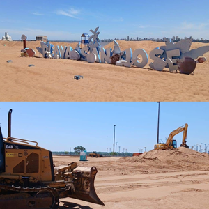 INICIA LA RENOVACIÓN DE ARENA EN LA PLAYA SAN JOSÉ DE ENCARNACIÓN - «TVS DIGITAL»