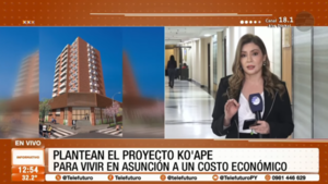 Plantean el proyecto Ko'ape para vivir en Asunción a un costo económico