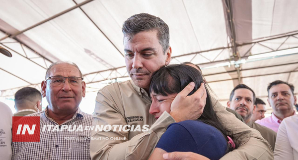 PRESIDENTE PEÑA CONCRETA REPARACIÓN HISTÓRICA EN MARINA CUÉ