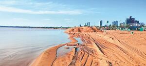 Playas de Encarnación alistan renovación para el verano