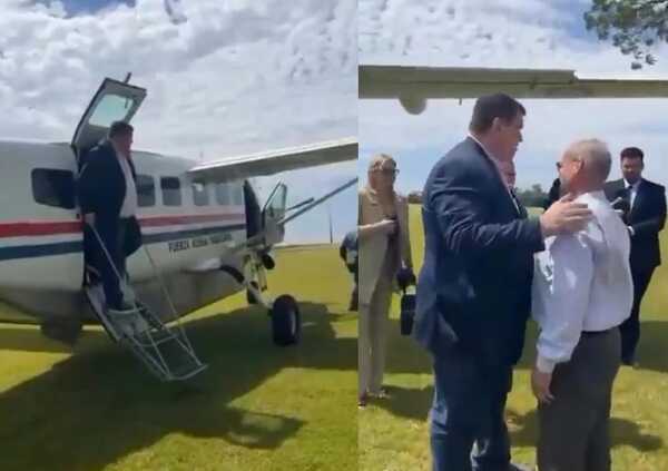 ¿El Senador Dionisio Amarilla utilizó avioneta de la FF. AA. para actos proselitistas?