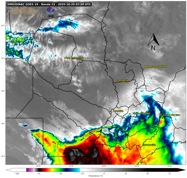 Emiten Boletín de alerta meteorológica que afecta al sur - ADN Digital