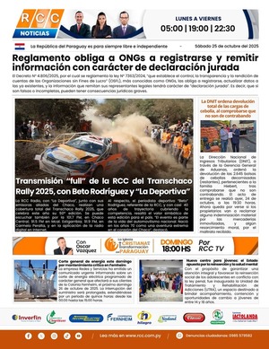 Tapa Sabado 25 de octubre