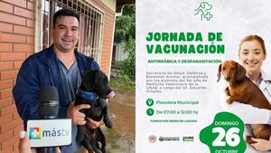 Cambyretá promueve jornada de vacunación y desparasitación para mascotas