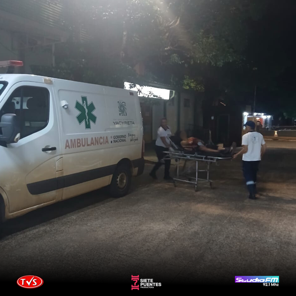 HOMBRE HERIDO TRAS UNA DISCUSIÓN EN EL BARRIO SAN PEDRO DE ENCARNACIÓN - «TVS DIGITAL»