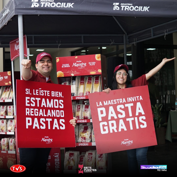 DÍA MUNDIAL DE LA PASTA CON UNA DEGUSTACIÓN GRATUITA DE PASTAS MAESTRA - «TVS DIGITAL»