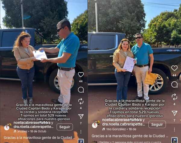 Senabico concluye que la senadora Noelia Cabrera no violó las normas en el uso de vehículo incautado