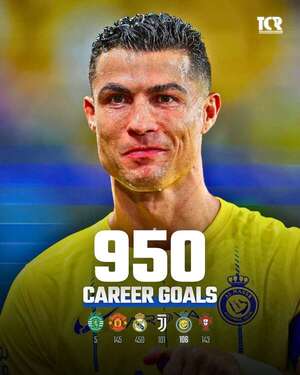 Cristiano Ronaldo llega a  950 goles - Fútbol Internacional - ABC Color
