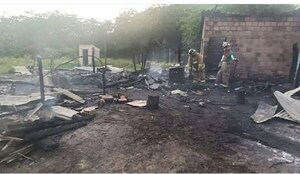 Incendio de vivienda se cobró la vida de un adulto mayor en Ypacaraí