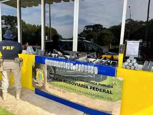 Caen paraguayos en Brasil con más de 100 kilos de cocaína, hachís y armas - ABC en el Este - ABC Color