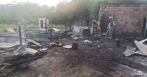 Incendio de vivienda se cobró la vida de un adulto mayor en Ypacaraí
