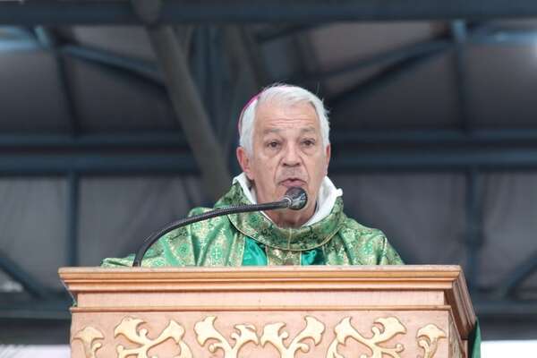 Caacupé: monseñor García clamó contra la indiferencia ante el dolor de los más humildes  - Nacionales - ABC Color