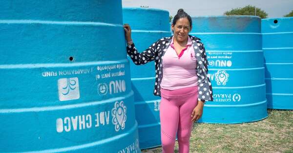 La Nación / Entregan tanques de agua en el Chaco