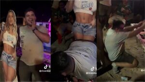 Popular / (VIDEO) ¡"Apareció" una modelo en el Chaco y loperro le perrearon!