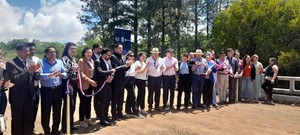 Inauguran nuevo puente de hormigón sobre el arroyo Maestra en Cambyretá