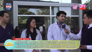 Renuncia masiva de anestesiólogos de IPS, piden mediación del Ministerio de Trabajo