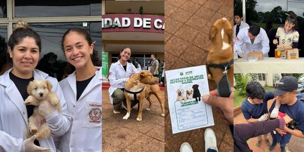 MÁS DE 200 MASCOTAS VACUNADAS EN UNA EXITOSA JORNADA EN CAMBYRETÁ