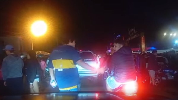 Video: Jóvenes armados causan zozobra en plena fiesta patronal de Luque