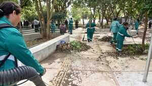Tras conflictos y reclamos, se reactiva obra de remodelación en la Plaza Naciones Unidas