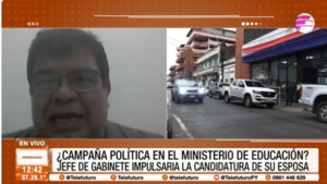 ¿Campaña política en el Ministerio de Educación?