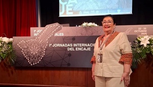 Artesana itagueña representó al país en Jornada Internacional del Encaje Tenerife