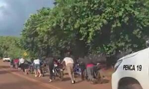 Motociclistas se alistaron para hacer piruetas, pero “peregrinaron” a la Comisaría – Prensa 5