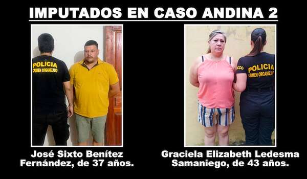 Cárcel para política liberal capturada en la operación Andina 2 de la Policía  - Policiales - ABC Color