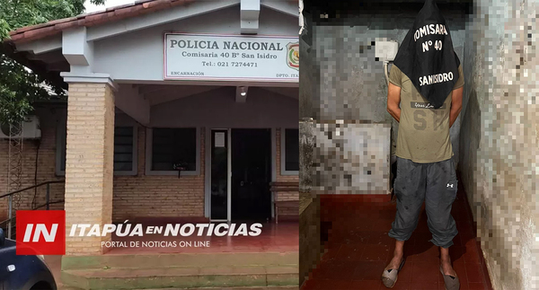 APREHENDEN A HOMBRE TRAS HURTO EN ENCARNACIÓN