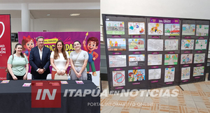 HABILITAN EXPOSICIÓN DE DIBUJOS “PINCELADAS POR LA VIDA” EN LA UNAE