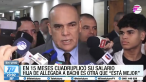 La hija de allegada de "Bachi" es otra que "está mejor"