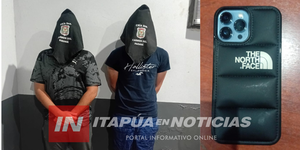 APREHENDEN A DOS JÓVENES POR SUPUESTO HECHO DE ESTAFA EN CARMEN DEL PARANÁ