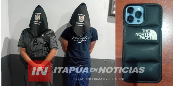 APREHENDEN A DOS JÓVENES POR SUPUESTO HECHO DE ESTAFA EN CARMEN DEL PARANÁ