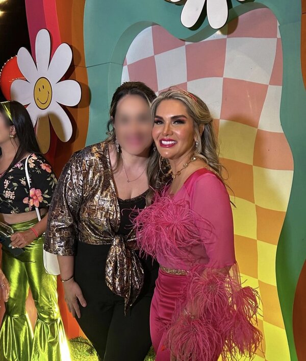 Diputada Johana Vega celebra con lujo su cumpleaños y reparte torta en asentamiento