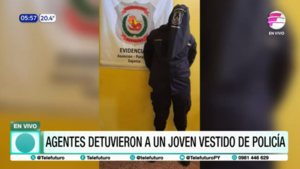Se hacía pasar por policía y fue detenido en Asunción