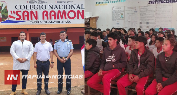 ESTUDIANTES DE MAYOR OTAÑO PARTICIPAN EN CHARLA SOBRE PREVENCIÓN DE ADICCIONES