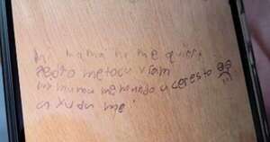 La Nación / “Mi mamá no me quiere. Ayudame”: encuentran mensaje en casa de niñas desaparecidas