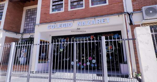 La Nación / Colegio de Lambaré retoma las clases presenciales tras derrumbe de techo