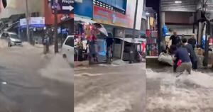 Diario HOY | VIDEO | Lluvias provocaron intensos raudales en el microcentro de CDE