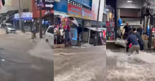 Diario HOY | VIDEO | Lluvias provocaron intensos raudales en el microcentro de CDE