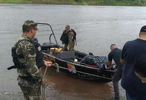 Hallan otro cuerpo en el río Paraná: podría tratarse de un brasileño investigado por narcotráfico  - ABC en el Este - ABC Color