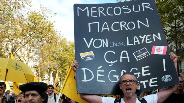 Rechazo al acuerdo UE-Mercosur persiste en Francia