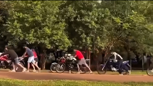 Motocas peregrinaron 3 km por diferentes infracciones